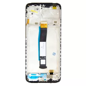 LCD kijelző + érintő panel + előlap a Xiaomi Redmi 10C fekete-8596311187209 2 kép