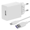 OBAL:ME fali töltő USB-A 10W + USB-A/USB-C kábel 1m fehér-8596311218842 1 kép