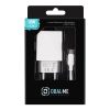 OBAL:ME fali töltő USB-A 10W + USB-A/USB-C kábel 1m fehér-8596311218842 2 kép