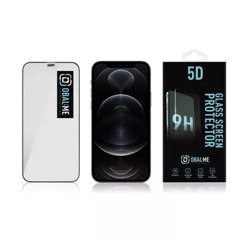 OBAL:ME 5D üvegfólia Apple iPhone 12/12 Pro fekete-8596311222528 3 kép