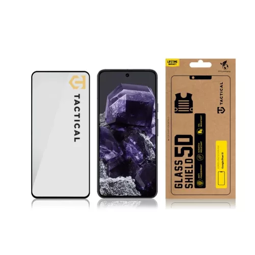 Tactical Üveg Pajzs 5D Google Pixel 8 Fekete üvegfólia-8596311234552 3 kép