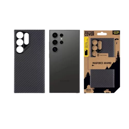  Samsung Galaxy S24 Ultra Fekete Tactical MagForce Aramid tok-8596311236495 3 kép