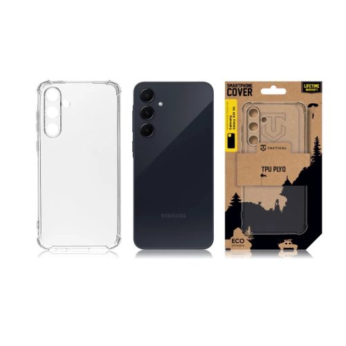 Tactical TPU Plyo tok Samsung Galaxy A55 5G-hez Átlátszó-8596311236709 3 kép