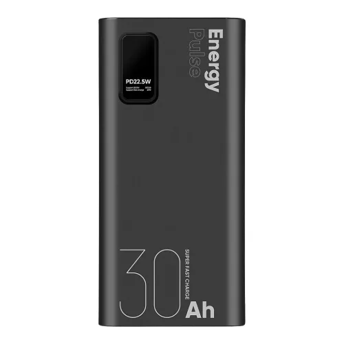 OBAL:ME EnergyPulse Powerbank 30000mAh 22.5W Fekete-8596311240669 2 kép