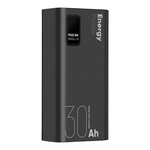 OBAL:ME EnergyPulse Powerbank 30000mAh 22.5W Fekete-8596311240669 3 kép
