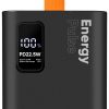 OBAL:ME EnergyPulse Powerbank 50000mAh 22.5W Fekete-8596311240676 4 kép