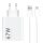 Xiaomi MDY-14-EW USB-A 67W Utazó Töltő + USB-C 6A Adatkábel Fehér-8596311244223 1 kép