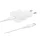 EP-T2510EWE + EP-DN980BWE Samsung USB-C 25W Utazó Töltő + USB-C Adatkábel Fehér (OOB Bulk)