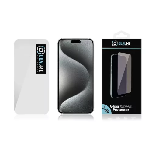OBAL:ME 2.5D Üvegfólia Apple iPhone 16 Pro Max, Átlátszó-8596311257384 3 kép