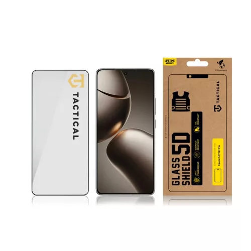Tactical Üveg Védelem 5D Xiaomi 14T/14T Pro Fekete üvegfólia-8596311263347 3 kép
