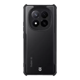   Tactical Quantum Stealth tok Xiaomi Redmi Note 14 Pro+ 5G-hez Átlátszó/Fekete
