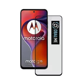   OBAL:ME 5D üvegfólia Motorola G15/G15 Power fekete üvegfólia