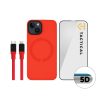 Apple iPhone 14 Tactical Red Limited Edition Combo tok, üvegfólia, töltőkábel szett