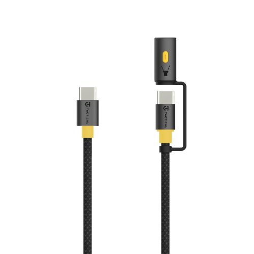 Tactical Fullánk Kábel USB-C/USB-C 1,5m Fekete