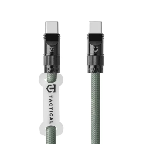 Tactical Wire Snake USB-C 1.2m Zöld-8596311282171 3 kép