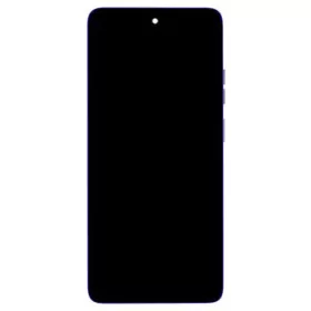   Motorola G56 LCD Kijelző + Érintőpanel + Előlapi Borítás Ragyogó Kék (Szervíz csomag)
