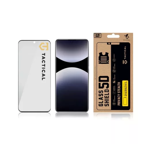 Tactical Glass Shield Privacy Stealth 5D Xiaomi Redmi Note 14 Pro 4G �-8596311288616 3 kép