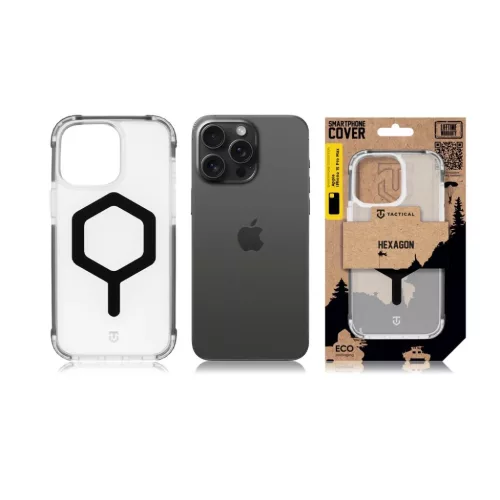 Tactical MagForce Hexagon iPhone 15 Pro Max tok T-Fekete-8596311289255 6 kép