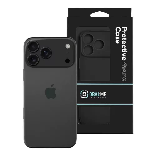  Apple iPhone 17 Pro Max fekete OBAL:ME Matt TPU tok-8596311289552 3 kép