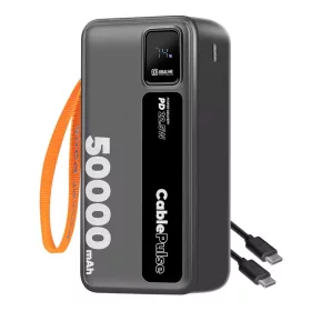 OBAL:ME CablePulse Powerbank 50000mAh 22,5W Fekete