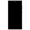 LCD kijelző + Érintőegység + Előlap Samsung S918B Galaxy S23 Ultra Phantom Black