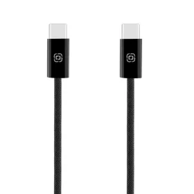 OBAL:ME Szupergyors USB-C/USB-C Fonott Kábel 100W 2m Fekete