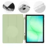 OBAL:ME MistyTab tok Samsung Galaxy Tab A11+ fliptok Light Green-8596311299124 2 kép