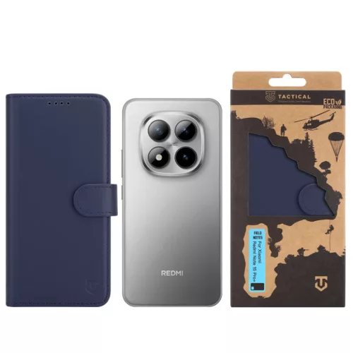  Xiaomi Redmi Note 15 Pro+ Plus 5G kék Tactical Field Notes fliptok-8596311299940 3 kép