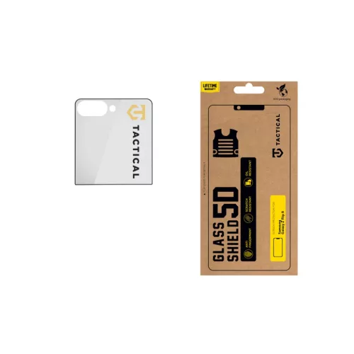  Samsung Galaxy Z Flip 8 külső kijelzőhöz fekete Tactical Glass Sh-8596311310669 2 kép