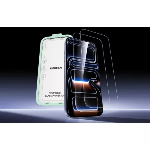iPhone 17 Pro Max edzett üvegfólia Ugreen SP1144 (2 db)-6941876289950 6 kép