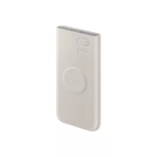 Samsung Vezeték nélküli Powerbank 2x USB-C 25W 10000mAh Bézs gyár-8806095312170 2 kép