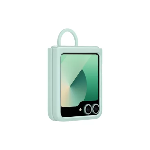 EF-PF741TME Samsung Szilikontok Gyűrűvel Galaxy Z Flip 6-hoz Menta-8806095620114 2 kép