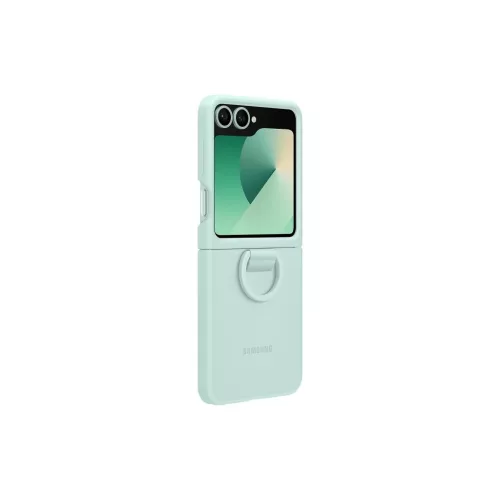 EF-PF741TME Samsung Szilikontok Gyűrűvel Galaxy Z Flip 6-hoz Menta-8806095620114 4 kép