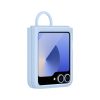 EF-PF741TLE Samsung szilikon tok gyűrűvel Galaxy Z Flip 6 kék tok-8806095620121 2 kép