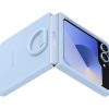 EF-PF741TLE Samsung szilikon tok gyűrűvel Galaxy Z Flip 6 kék tok-8806095620121 3 kép