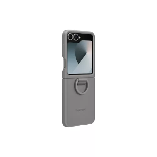 EF-PF741TJE Samsung Szilikon Tok Gyűrűvel Galaxy Z Flip 6 Szürke-8806095620138 4 kép
