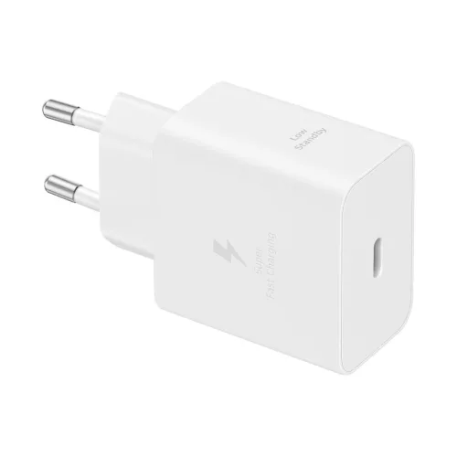 EP-T4511XWE Samsung USB-C 45W Utazó Töltő + USB-C Adatkábel Fehér-8806097740476 2 kép
