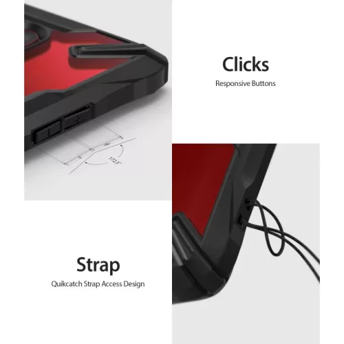 Ringke Fusion X PC tok TPU kerettel OnePlus 7 fekete színben-8809659046993 3 kép