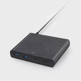 UNIQ Surge 90W 2xUSB Quick Charge 3.0 + 2xUSB-C PD 3.0 HUB, töltőál-8886463668108 1 kép
