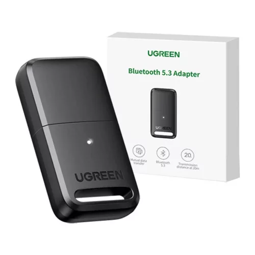 Adapter / vevő USB Bluetooth 5.3 Ugreen CM591, LED, hatótáv 20m (fe-6957303892259 4 kép