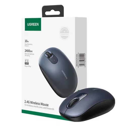 UGREEN 90550 Vezeték nélküli egér 2.4G (sötétkék)-6957303895502 2 kép