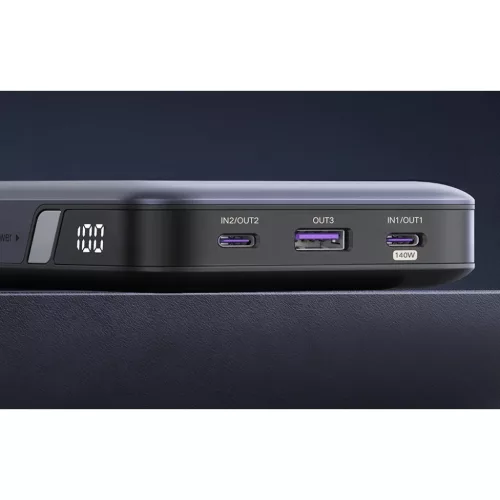 Powerbank 25000mAh Ugreen PB205, USB + 2x USB-C, 145W PD (szürke)-6941876213528 6 kép