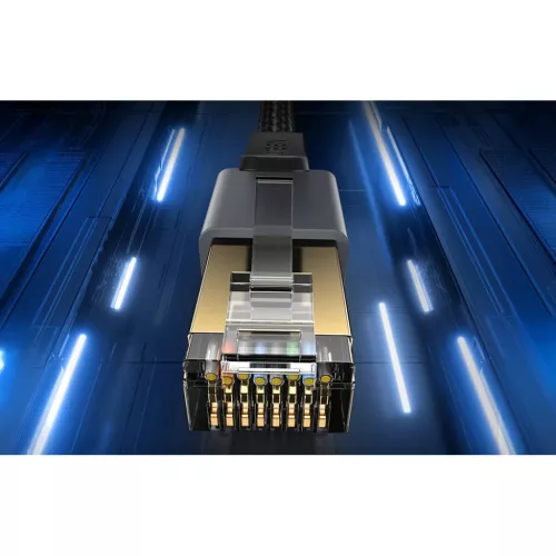 NW343 Cat8 F/FTP Ethernet kábel 1m-6941876299324 5 kép