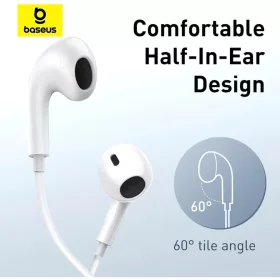 Handsfree USB-C Baseus Encok CZ17, White A00170000213-Z1 -6932172655884 2 kép
