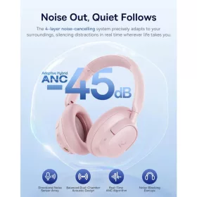Handsfree Bluetooth MultiPoint Baseus Bass BH1 NC, Pink A0203704-6932172698584 2 kép
