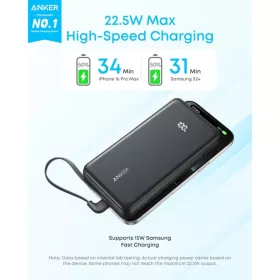Powerbank Anker Zolo, 10000mAh, 22.5W, QC + PD, Fekete A110DH11-194644291464 2 kép