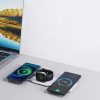Dudao A11N 15W 3in1 induktív töltő - fehér + USB-C / USB-C kábel-6973687249489 4 kép