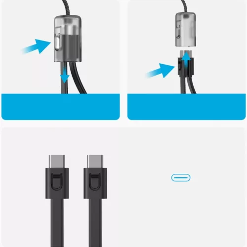 Anker Powerbank, 20000mAh, 30W, QC + PD, Fekete A1384G11-194644173401 4 kép
