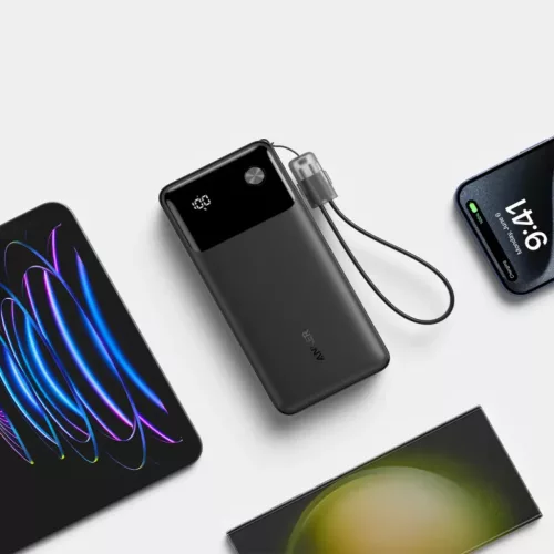 Anker Powerbank, 20000mAh, 30W, QC + PD, Fekete A1384G11-194644173401 6 kép