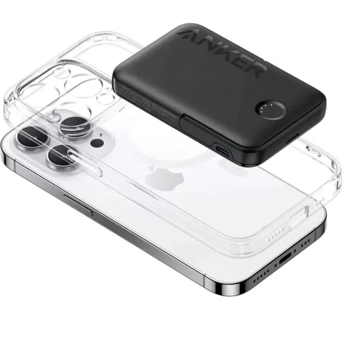 Powerbank Anker 322 MagGo, 5000mAh, 7.5W, Black A1618G11-194644145446 2 kép